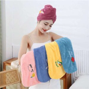 1 Pc Rapid Hair Drying Turban Towel Twist Wrap Bath Quick Dry Hair Microfiber Cap Multicolor