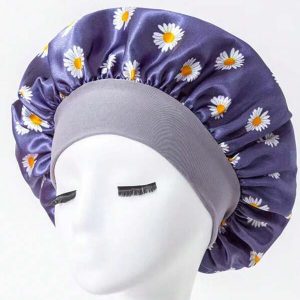 1pc Women's New Cute Floral Shower Cap Bath Hat, Suitable For Daily Bathing & Sleeping Shower Cap and Sleeping Cap